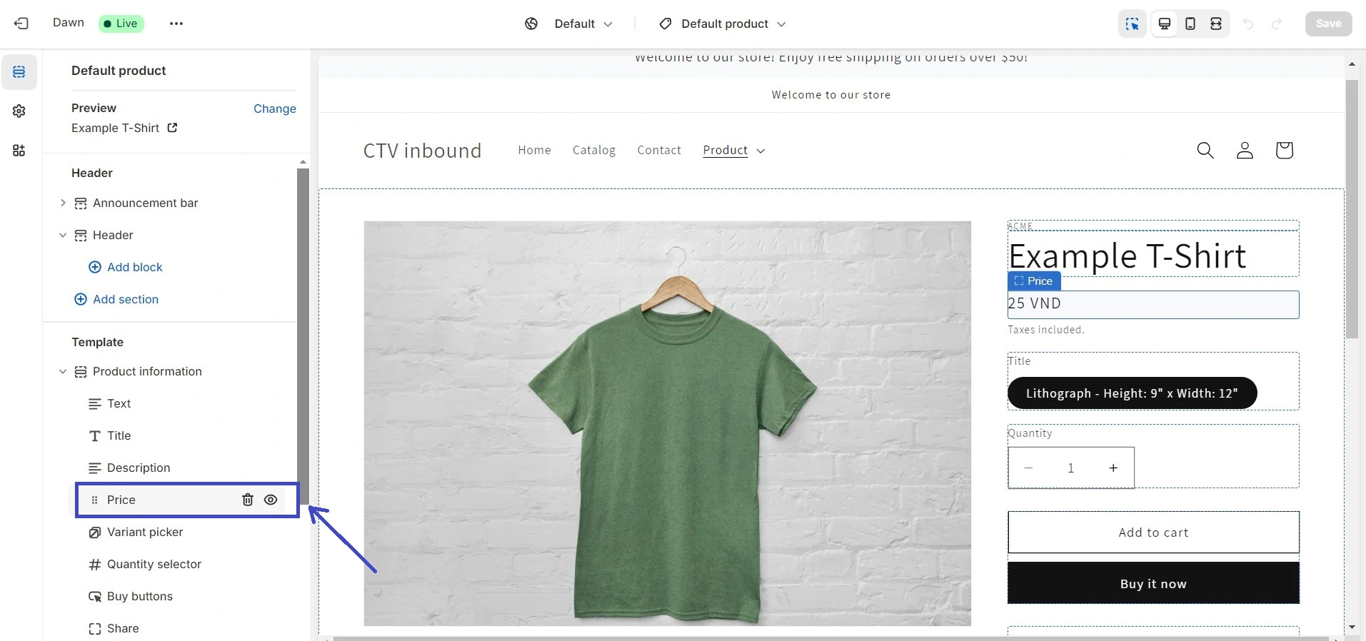 Hide the Price